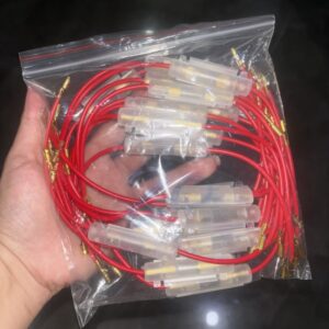 Fusiblera con fusible de vidrio universal