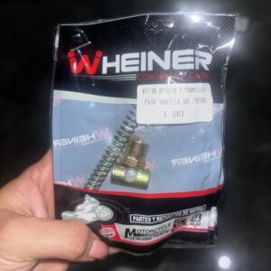 Kit de resorte y tornillos para varilla de freno